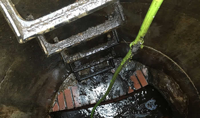 Hydro Jetting a Storm Drain